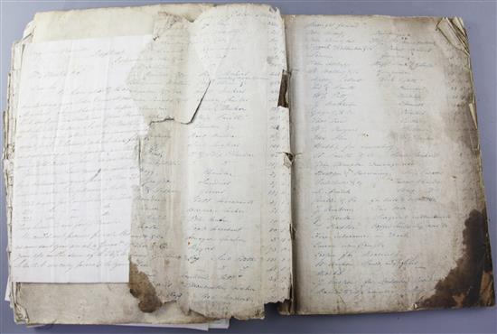 Merchant Naval interest - an archive of letters principally from the 1830-50s relating to trade